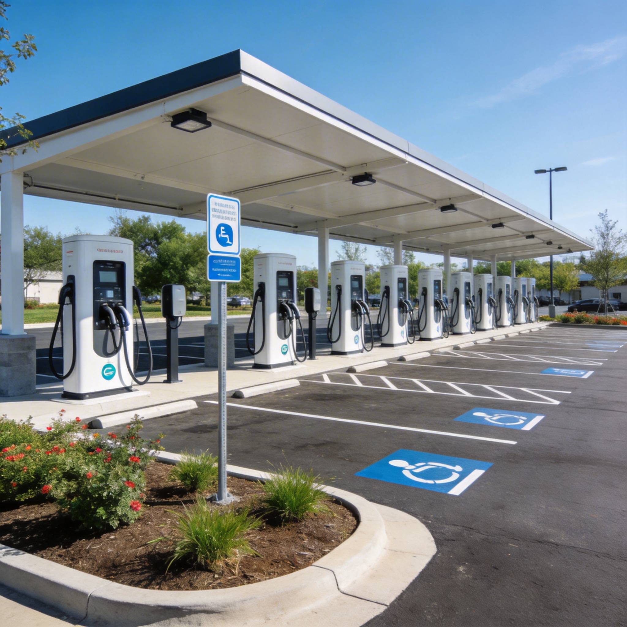 充电站整体环境